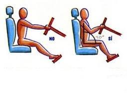 postura ergonomica conduciendo
